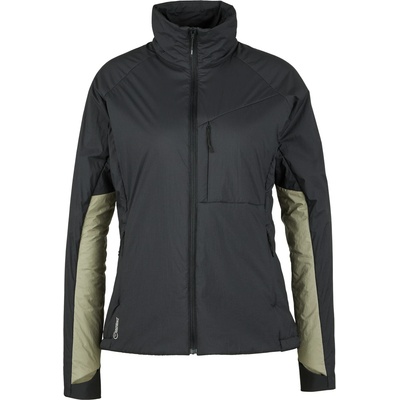 Stoic Дамско вълнено яке Stoic Women's MountainWool60 JokkmokkSt. Hybrid Jacket Insulation jacket - Black / Lichen Green (105-6679-0112)