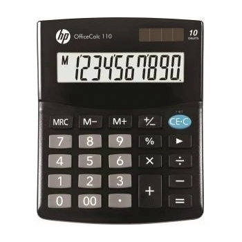 HP HP Calculator Office Calculator HP-OC 110/INT BX, 10-digit. Display, 125x101x33mm, black