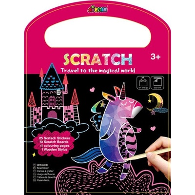 Škrabací kniha aktivit Magický svět