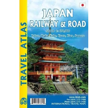 Japan Railway & Road Travel Atlas 1 : 670 000