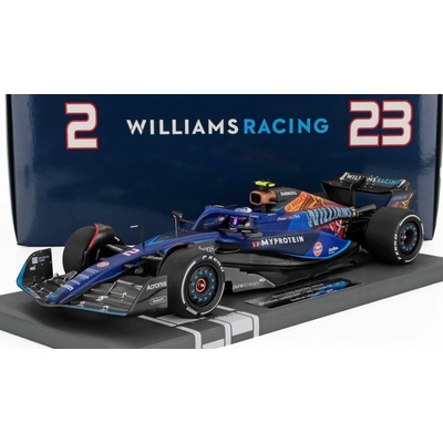 MINICHAMPS WILLIAMS F1 FW45 TEAM WILLIAMS RACING GULF N 2 LAS VEGAS USA GP 2023 LOGAN SARGEANT 2 TONE BLUE 1:18