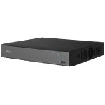Dahua 10-ch NVR, H. 265, Max 8MP/15 fps, 1x RJ45 10/100, 1x VGA, 1x HDMI, 2x USB, 1x SATA max 16TB, Built-in Mic and Speaker, ONVIF, Smart detection (Motion, Person, Vehicle), DC 12V 2A (NVR-N110-8A0E-P) - 