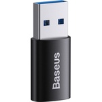 Baseus Алуминиев OTG адаптер, USB 3.1 към Type-C, 10Gbps - Baseus Ingenuity Series (ZJJJQ000101) - черен
