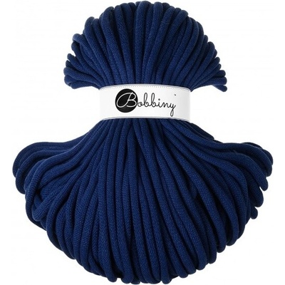 Bobbiny bavlněná šňůra JUMBO 9mm Ink-Blue