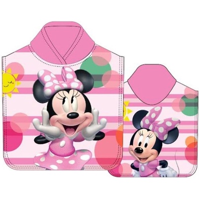 Faro Pončo Minnie stripe Froté 50 x 110 cm