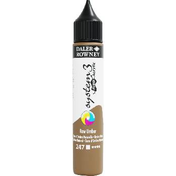 Daler-Rowney System3 АКРИЛНА боя Raw Umber 29, 5 ml 1 бр (139029247)