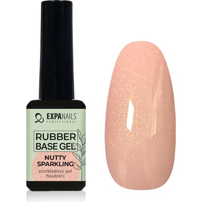 Expa nails expanails Uv led gel rubber base nutty sparkling 11 ml