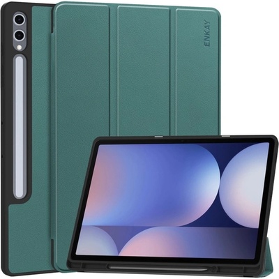 Enkay 93100 Leather Samsung Galaxy Tab S10+ zelený