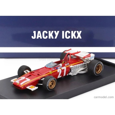 Brumm Ferrari F1 N 27 Belgium Gp 1970 Jacky Ickx Červená Bílá 1:43