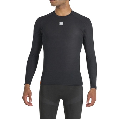 Sportful Мъжко синтетично термобельо Sportful Thermodynamic Mid Tee Long Sleeve Synthetic base layer - Black - размер XL (014-2450-0115)
