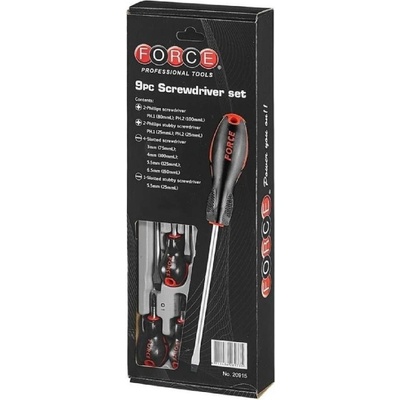 FORCE Комплект отвертки Force - 9 бр (JN78369)