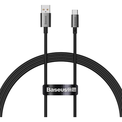 Кабел за данни Baseus Superior, Type-C, 100W, 1.0m, Black - 40449 (de-40449)
