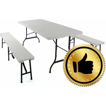 GARTHEN záhradný nábytok 3 SET GARTH D00341, biely