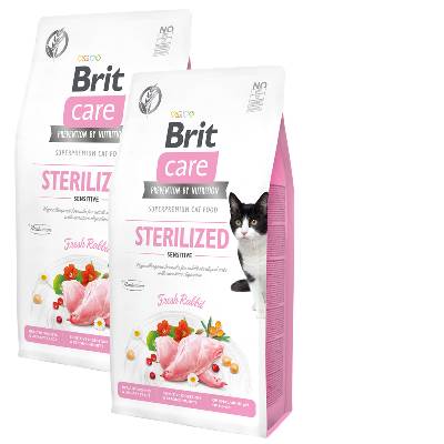 Brit Care Cat Grain-Free Sterilized Sensitive 2 x 7 kg