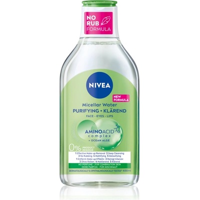 Nivea Purifying почистваща мицеларна вода 400ml