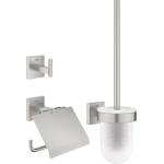 GROHE QuickFix Start Cube - Комплект аксесоари за тоалетна 3 в 1, „Supersteel 41123DC0 (41123DC0)