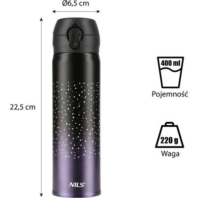Nils Termoska Camp NCB11 fialová 500 ml