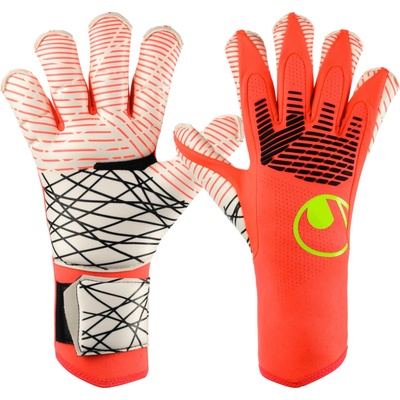 Uhlsport FM ZNE Ultragrip HYBD červená/bílá/žlutá UK 7,5
