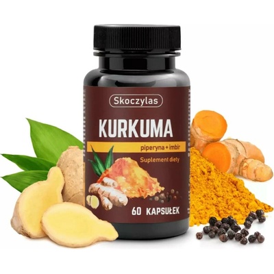 Skoczylas Kurkuma Piperín Zázvor 60 kapsúl