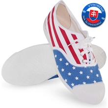 Happy Feet Gymnastics Americana US-5387 modro červeno biela