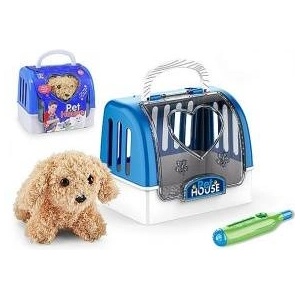 Mádara Plush dog in transporter with crawler 581845