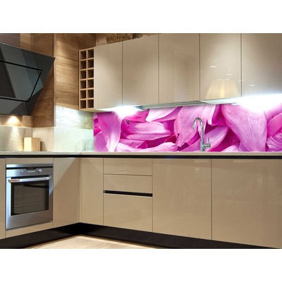 DIMEX ART Фототапет за кухня - лилави венчелистчета 180 x 60 см