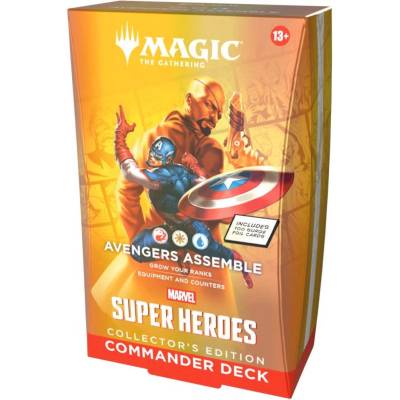 Magic the Gathering Magic The Gathering: Marvel Super Heroes Collector's Edition Commander Deck Avengers Assemble (D53620000-1)