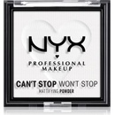 NYX Professional Makeup Can't Stop Won't Stop Mattifying Powder zmatňujúci púder 11 Bright Translucent 6 g