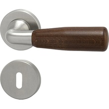 HOLAR WS 01 okrúhla WC kľučka/kľučka matný satin/mahagon