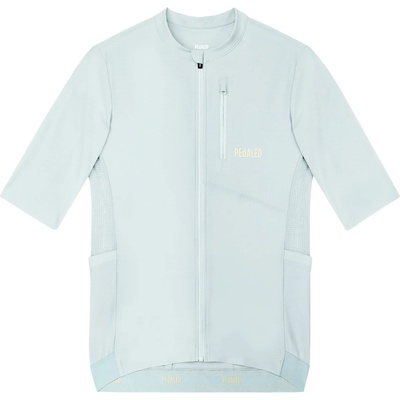 Pedaled Мъжка фланелка с къс ръкав за колоездене Pedaled Odyssey Jersey Cycling jersey - Light Blue - размер XL (056-4244-0114)