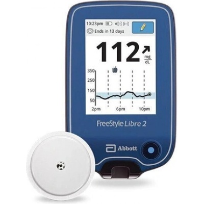ABBOTT Флаш система за измерване на кръвната захар , Abbott Freestyle Libre 2 Glucose Monitoring System with Flash Technology, 1pc