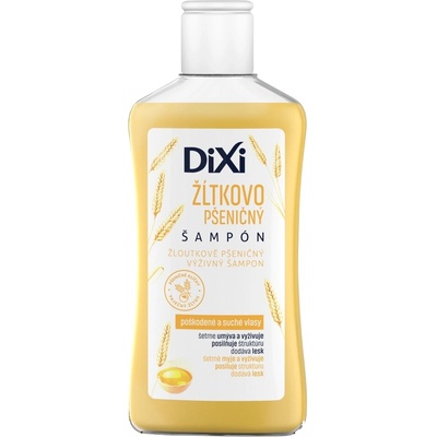 Dixi Žĺtkovo pšeničný šampón na poškodené suché vlasy 100 ml