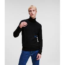 Karl Lagerfeld Jeans Klj Lightweight Turtleneck černá