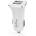 DeTech Зарядно устройство за кола DeTech, DE-C01, 5V/2.4A, 12/24V, 2 x USB, Бял - 14122