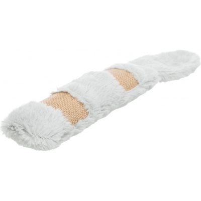 TRIXIE Poduška s chvostom XXL plyš juta catnip šuštiaca 39cm