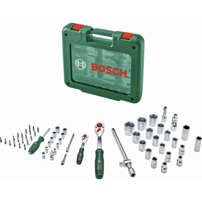 BOSCH 60-dielna račňová súprava 1/4” + 1/2” 1600A039J8
