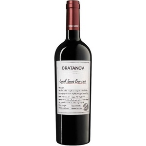 Bratanov Syrah Sans Barrique - червено вино 750ml