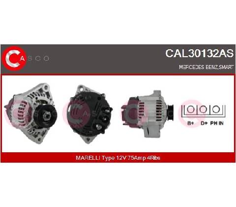 CASCO Alternátor CAL30132AS