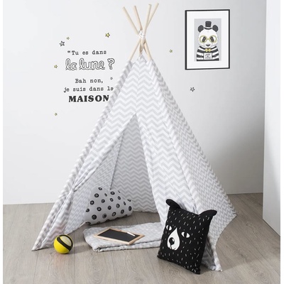 Atmosphera Teepee stan pre deti modrý