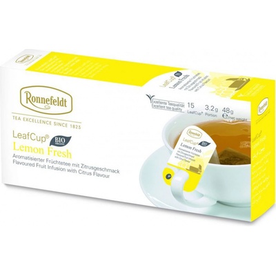 Ronnefeldt LeafCup Lemon Fresh Bio čaj 15 x 3,2 g