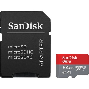 SanDisk Ultra microSDXC 64GB UHS-I/A1 (SDSQUAB-064G-GN6MA/215421)