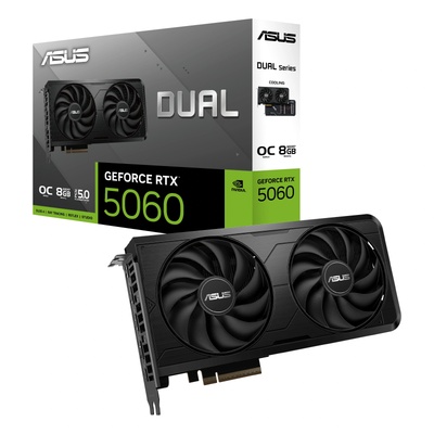 ASUS GeForce RTX 5060 Dual Evo OC 8GB GDDR7 128bit (90YV0NS0-M0NB00)