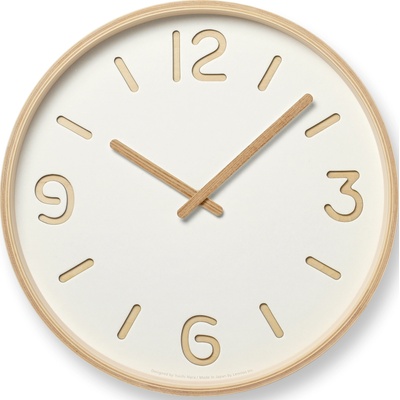 Lemnos Стенен часовник Thomson Paper 30, 5 см бял (NY18-15 WH)