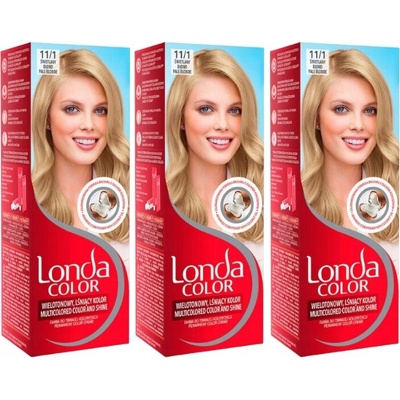 Londa Color Barva na Vlasy Světlý Blond 11/1 x3