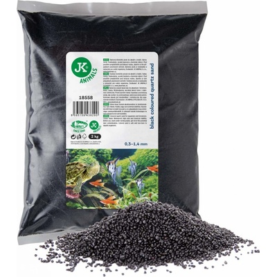 JK ANIMALS kremičitý piesok čierny 2 kg