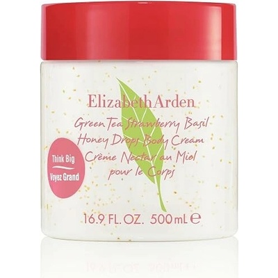 Elizabeth Arden Telový krém Green Tea Strawberry Bazilka Honey Drops Body Cream 500 ml