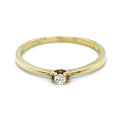 Beny Jewellery zlatý zásnubní s Diamantem 2011209