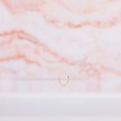 Lillian Vassago Celozlatá kruhová náušnice 1,6 cm LLV31-GER005/1 žlutá