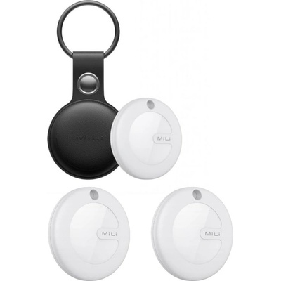 MiLi MiTag APL, бял + черен висулка, 3 броя White+Black iOS (MILI MITAG AP W+B 3)