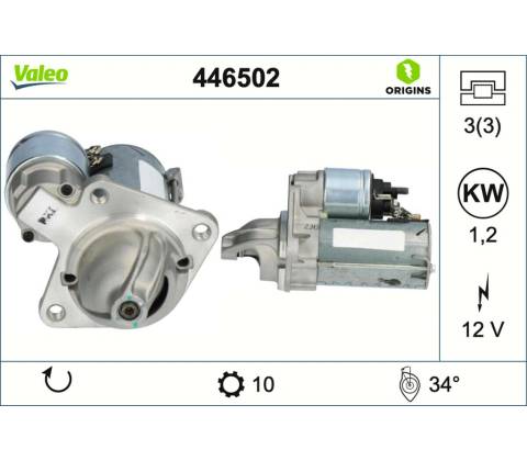Štartér VALEO 446502